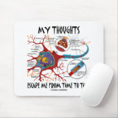 考え事が絶える マウスパッド (マウス)