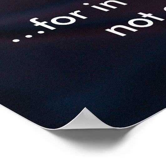 考え仕事中 ポスター (角)