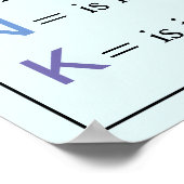 考え先生勇気付けられる ポスター (角)