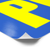 考え全く不動で前向き ポスター (コーナー)