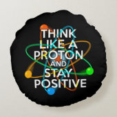 考え全く不動で前向き ラウンドクッション (裏面)