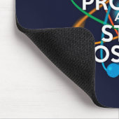 考え全く気が狂った前向き マウスパッド (コーナー)