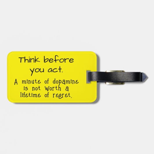 考え前に ラゲッジタグ (裏面横)