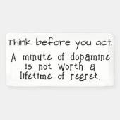 考え前に 横断幕 (横)