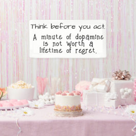 考え前に 横断幕