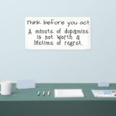 考え前に 横断幕 (トレードショー)