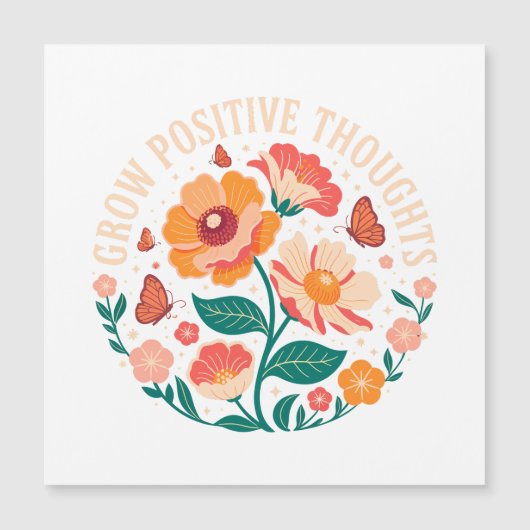 考え前向きの成長 – 感動的フローラ(5) (正面)