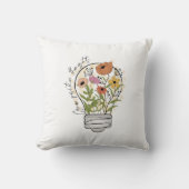 考え前向きを育て感動的る クッション (正面)