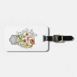 考え前向きを育て感動的る ラゲッジタグ