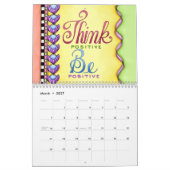 考え前向きカレンダー カレンダー (3月 2027)
