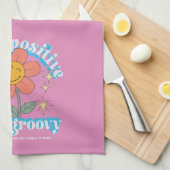 考え前向きステイ キッチンタオル (四つ折り)