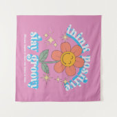 考え前向きステイ タペストリー (正面(横))