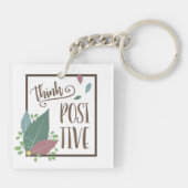 考え前向きモモチベーション キーホルダー (裏面)