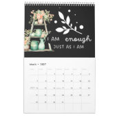 考え前向き方 カレンダー (3月 2027)