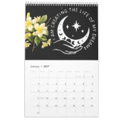 考え前向き方 カレンダー (1月 2027)