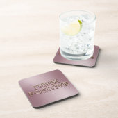 考え前向き肯定コースターセット コースター (右側)