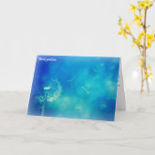 考え前向き カード (黄色い花)