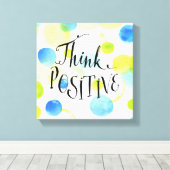 考え前向き キャンバスプリント (インサイチュ (ウッドフロア))