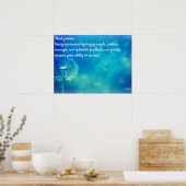 考え前向き ポスター (キッチン)