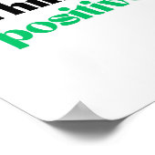 考え前向き ポスター (角)