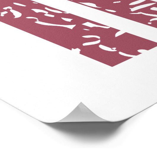 考え前向き ポスター (角)