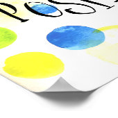 考え前向き ポスター (角)