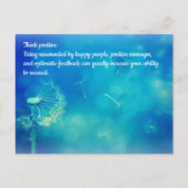 考え前向き ポストカード (正面)