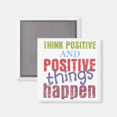 考え前向き マグネット (正面/裏面)