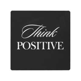 考え前向き メタルプリント