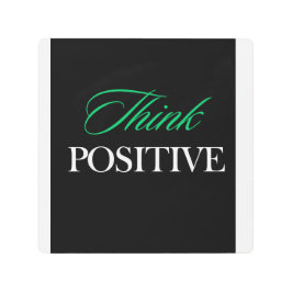 考え前向き メタルプリント