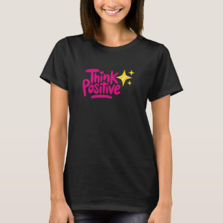 考え前向き Tシャツ