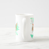 考え前向きPalm Tree葉 Tea Coffee Mug Cup ボーンチャイナマグカップ (裏面)