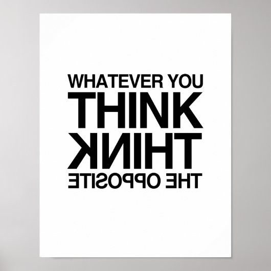 考え反対 – .png ポスター (正面)