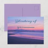 考え君のかわいらし ポストカード (正面/裏面)