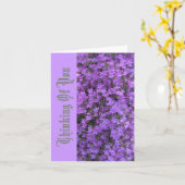 「考え君の子」 カード (黄色い花)