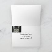 考え君の遠くに怒猫 カード (内部)