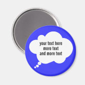 考え吹きカスタム出し マグネット (正面/裏面)