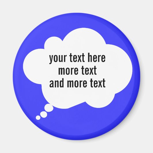 考え吹きカスタム出し マグネット (正面)