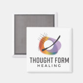 考え型枠癒し磁石 マグネット (正面/裏面)