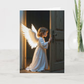 考え天使の子供 カード (正面)