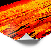 考え失った – 太陽の日没の反射 ポスター (コーナー)