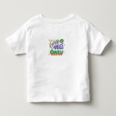 考え女王のように トドラーTシャツ (裏面)