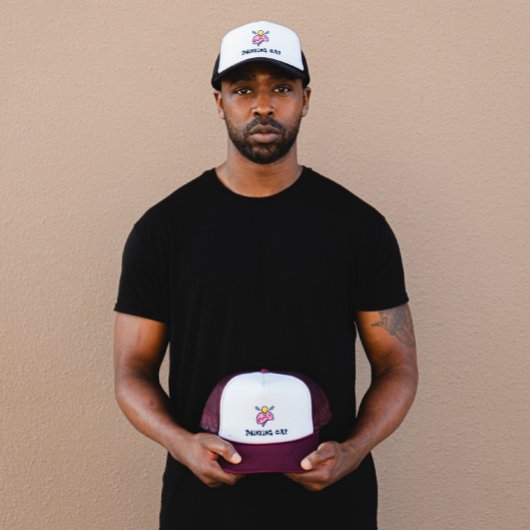 考え怒考える帽子 キャップ