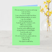 考え悔やみや弔慰 カード (黄色い花)