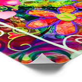 考え感動的前向き思い ポスター (角)