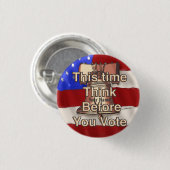 考え投票名前をカスタムする 缶バッジ (正面&裏面)