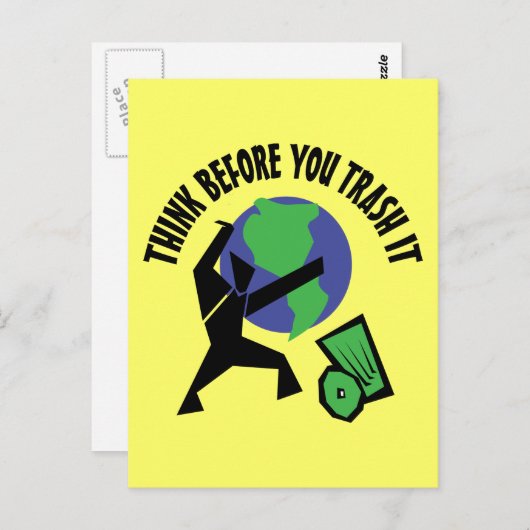 考え捨てる前 ポストカード (正面/裏面)