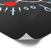 考え教室のように前向き ポスター (角)