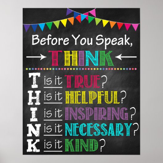 考え教室のポスタ ポスター (正面)