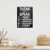 考え教室のポスタ ポスター (キッチン)